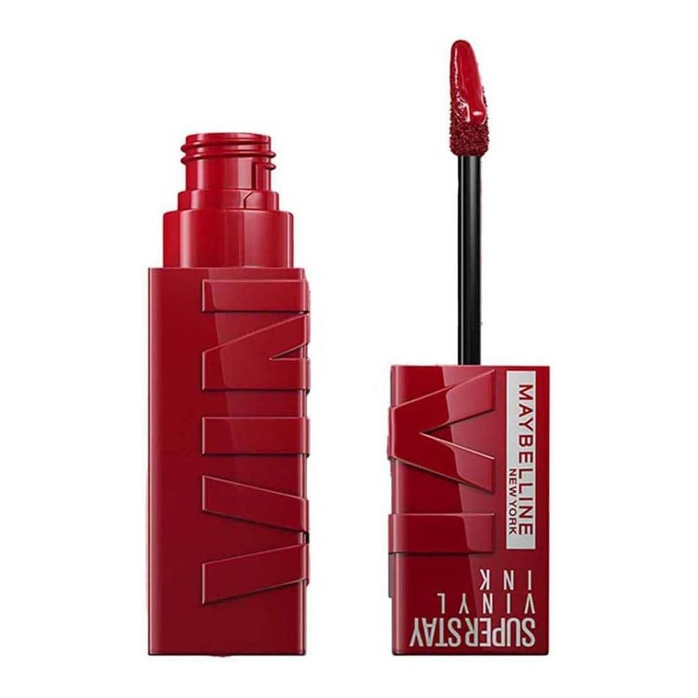 Maybelline Liquid Lip Colour Super Stay Vinyl Ink Long-Lasting 10 Lippy | 16HR Long-Lasting, Ultra-Pigmented, Smudge and Transfer-Proof, High Shine Finish, Vegan Formula, Comfortable Wear