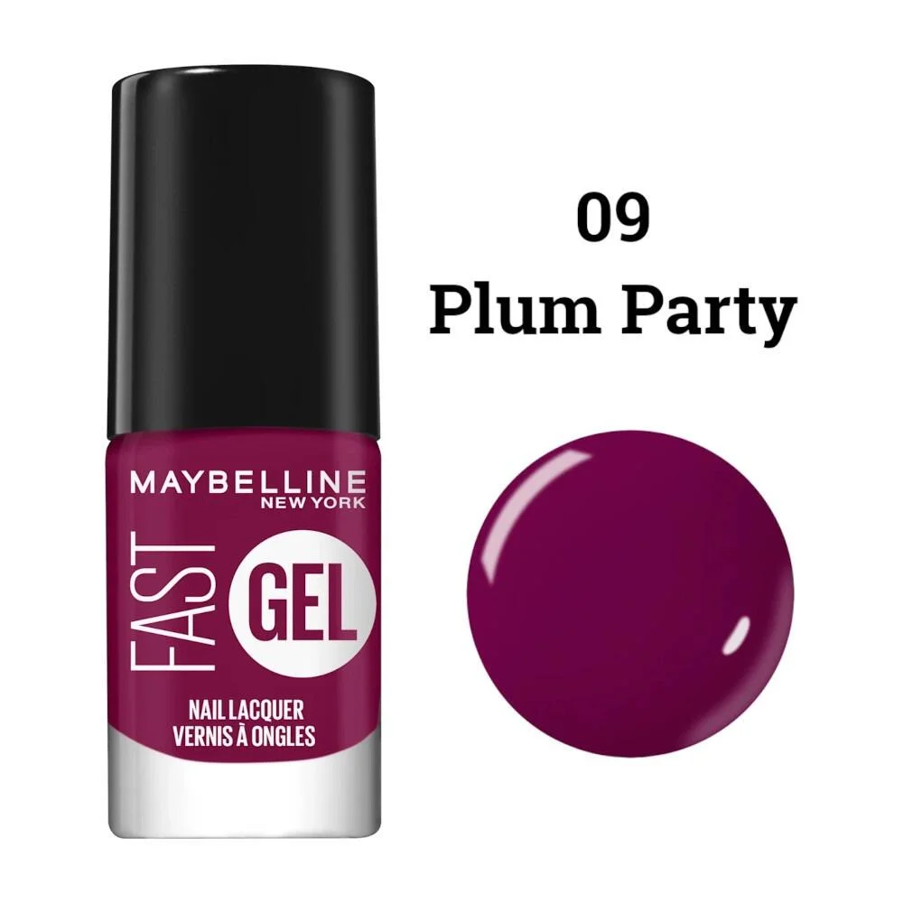 Maybelline Fast Gel Nail Lacquer  09 Plum Party
