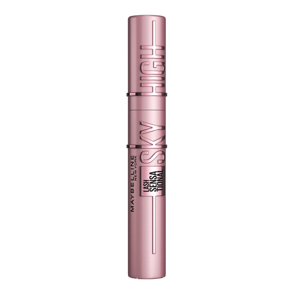 Maybelline Brown Mascara, Lash Sensational Sky High Lengthening, True Brown | With Bamboo Extract, Eyelash Lengthening, Flake-Free Formula, Volumizing and Thickening, All Day Wear, Washable