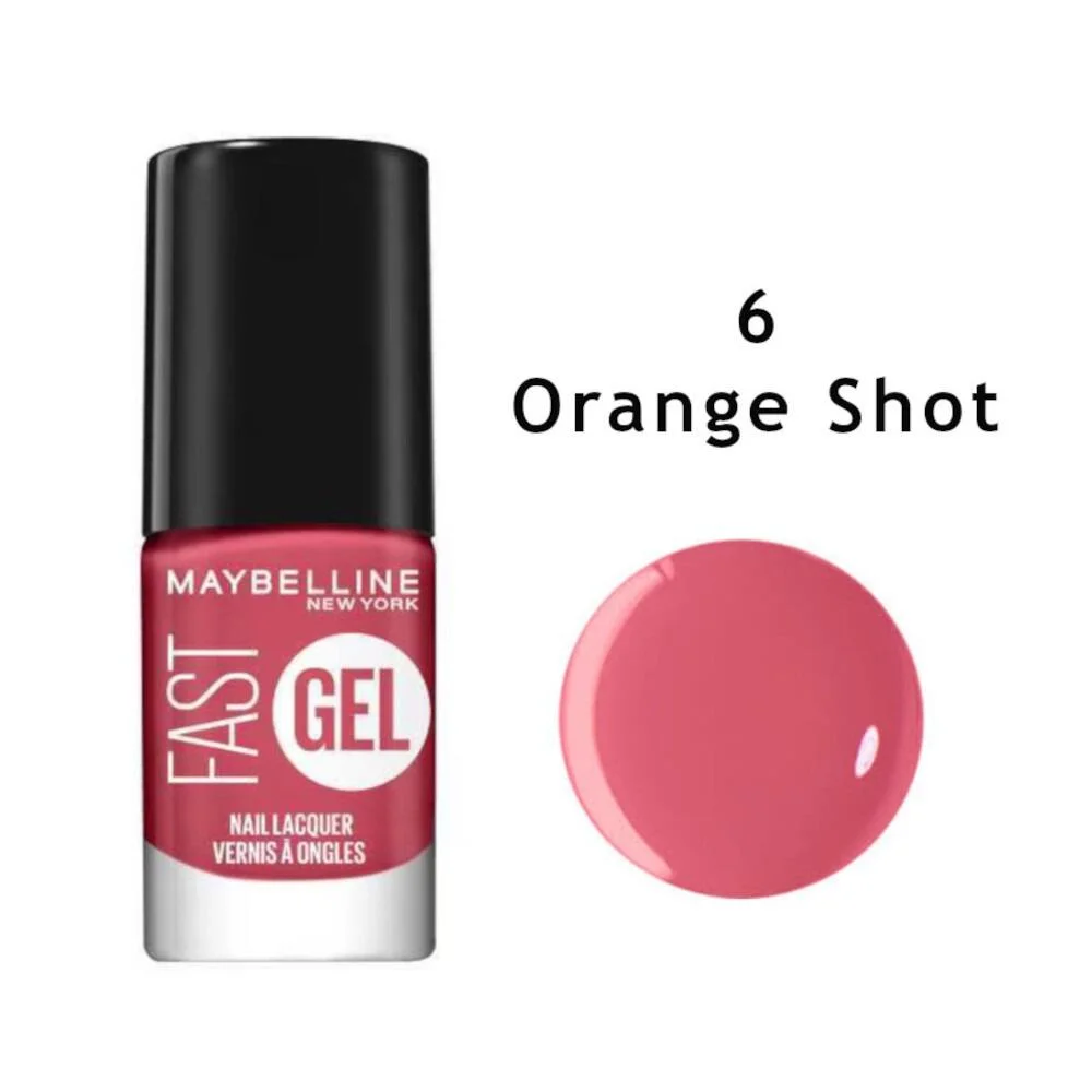 Maybelline Fast Gel Nail Lacquer - 6 Orange Shot