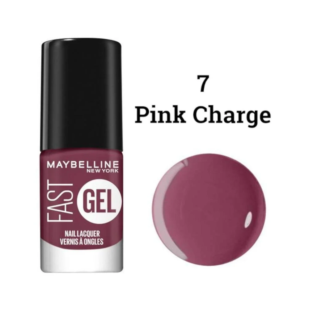 Maybelline Fast Gel Nail Lacquer- 7 Pink Charge