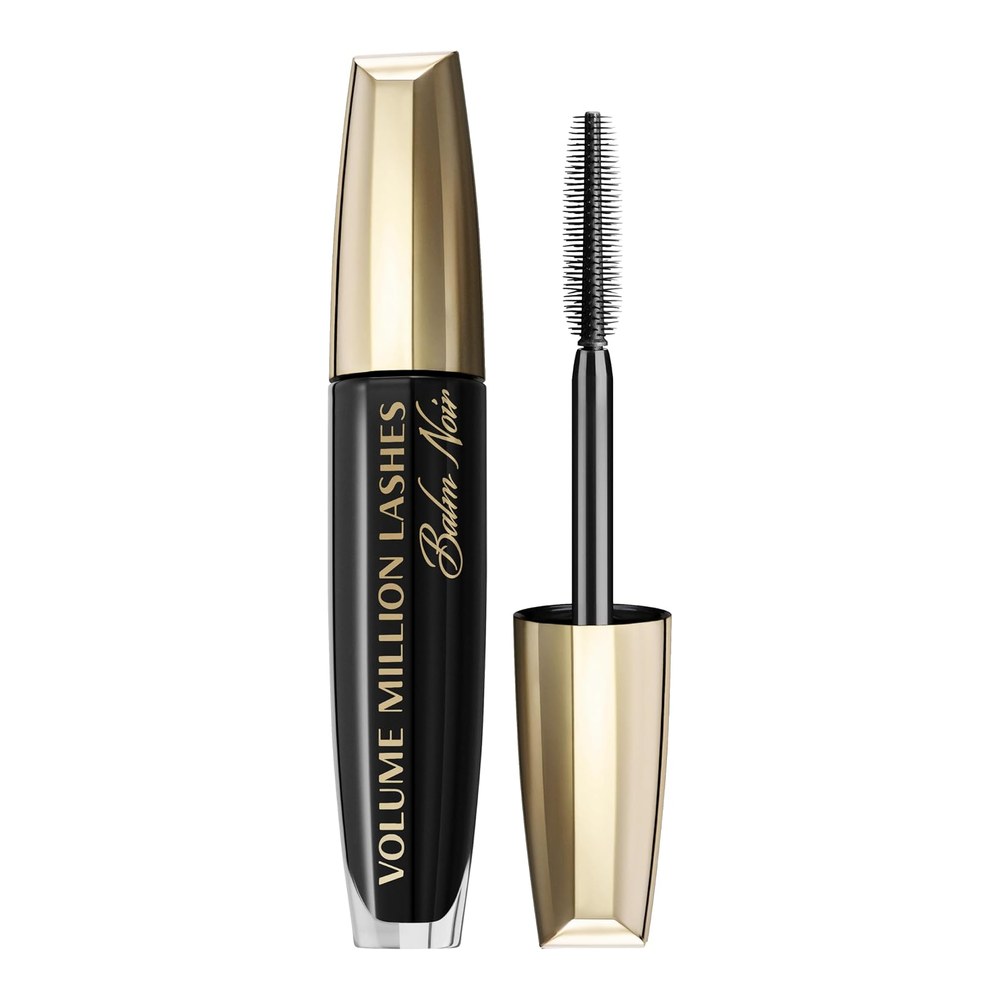 L'Oréal Paris Black Mascara Volume Million Lashes Balm, Noir Natural