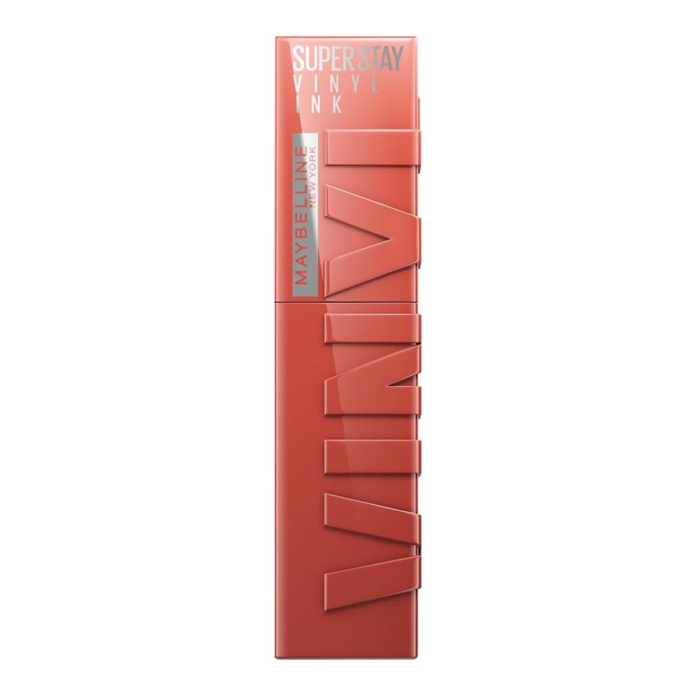 Maybelline Liquid Lip Colour Super Stay Vinyl Ink Long-Lasting 125 Keen | 16HR Long-Lasting, Ultra-Pigmented, Smudge and Transfer-Proof, High Shine Finish, Vegan Formula, Comfortable Wear