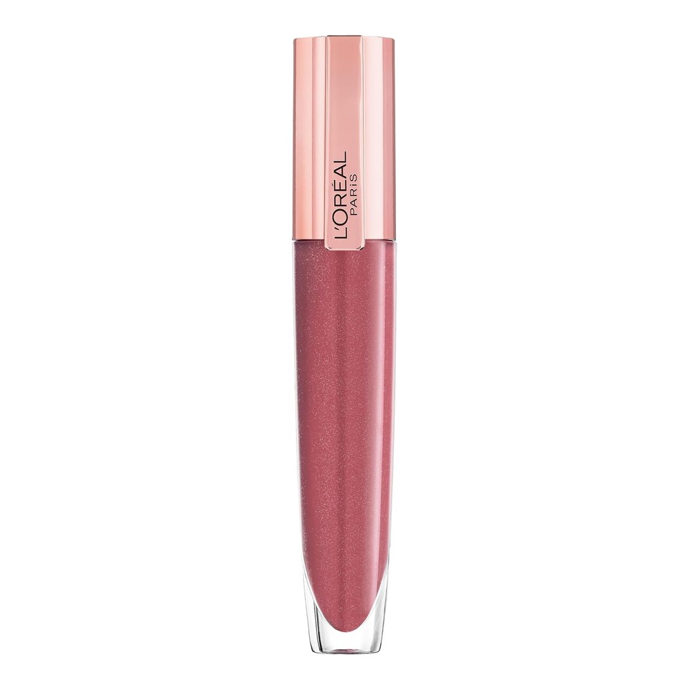 L'Oréal Paris Lip Balm in Lipstick, Glow Paradise, shade 404 I Assert | With Hyaluronic Acid, With Collagen, Lightweight Non-Sticky, Intense Hydration, Nourishing