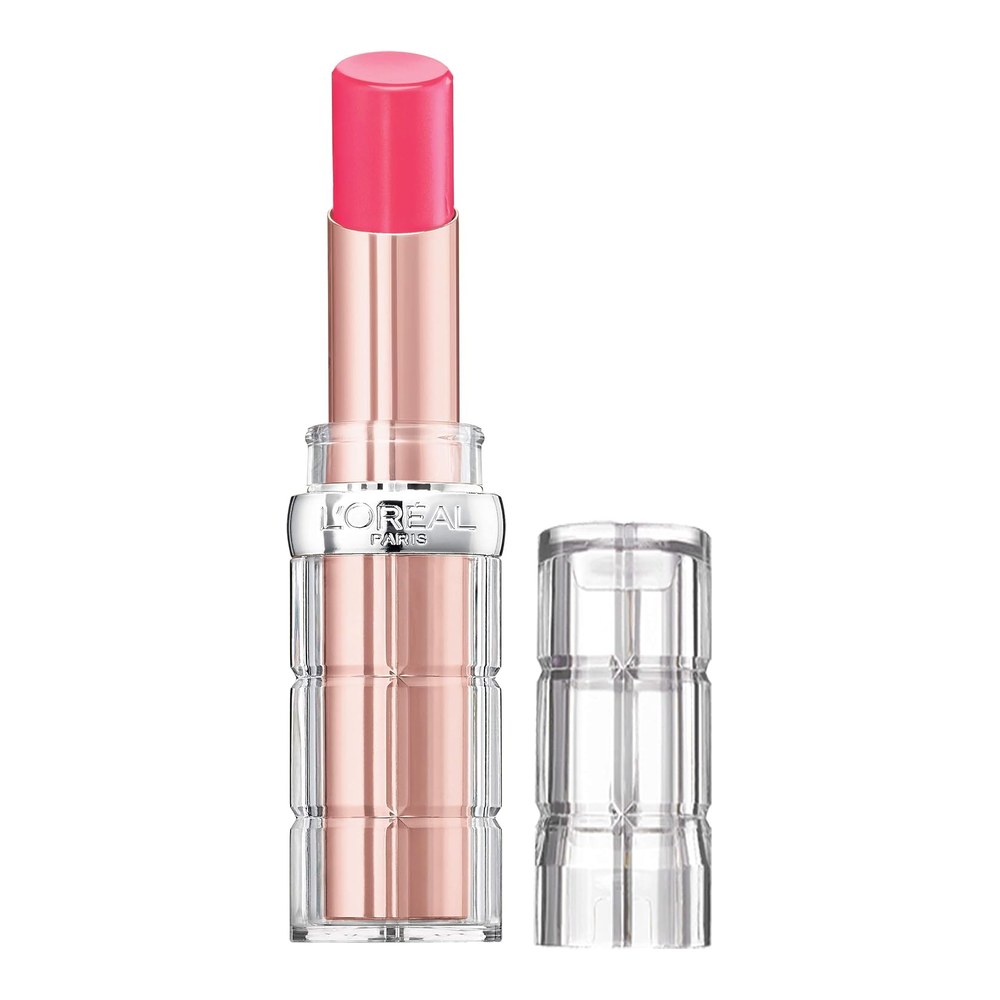 L'Oréal Paris Makeup Colour Riche Plump and Shine Lipstick, for Shiny, Radiant, Visibly Fuller Lips with a Moisture Feel Throughout the Day, Guava Plump, 2.8 g
