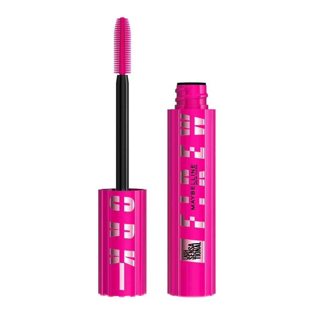 Maybelline Lash Sensational Body Mascara, Lengthening, Black Waterproof | 360 Degree Lash By Lash Impact, 24H Wear, Clump-Resistant Formula, Defined Lashes, Intense Colour