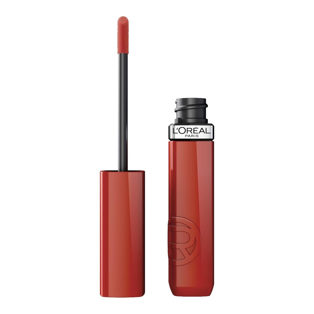 L'Oréal Paris Liquid Lipstick Infallible Laque Resistance 510 Café Parisian | 16Hour Intense Shine, Ultimate Comfort, Non-Cracking Formula, Transfer-Proof, Bold Glossy Finish, Lip Ink