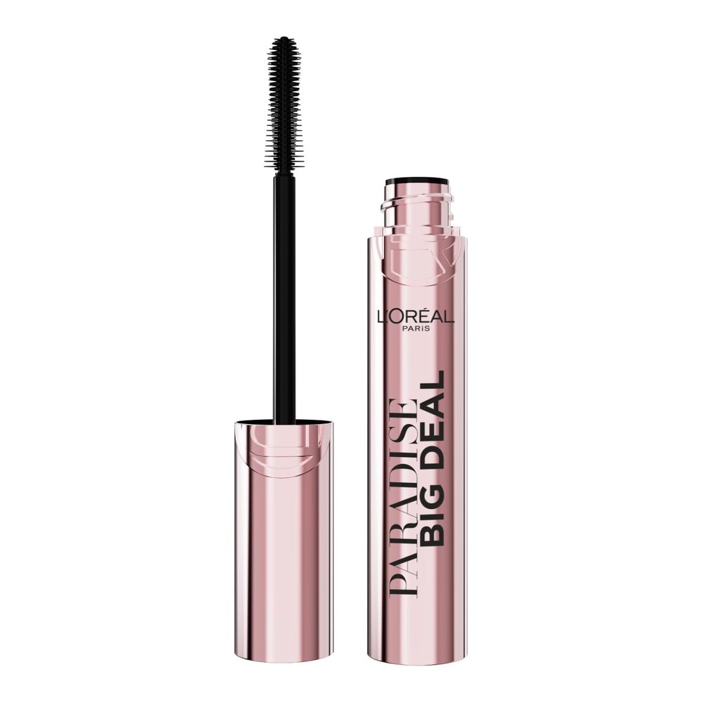 L'Oréal Paris Black Mascara, Paradise Big Deal Lengthening and Volumising | For Buildable Lash Impact, No Clumping, Suitable For Sensitive Eyes, Contact Lens Wearers, Washable