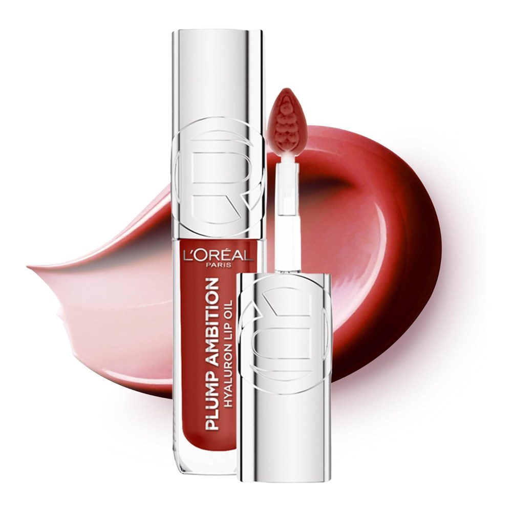 L'Oréal Paris Lip Oil Plump Ambition Glass-Like Finish 485 Wine O'Clock