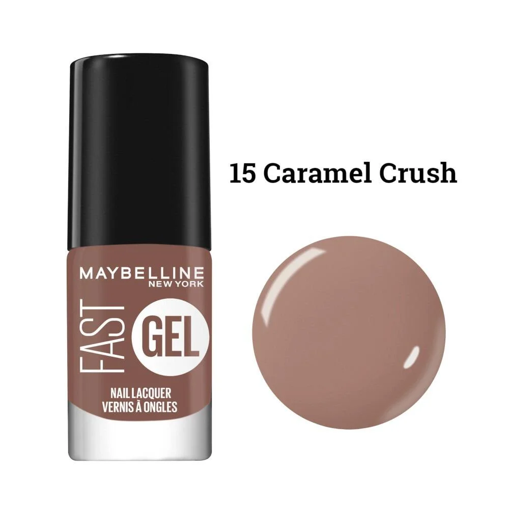 Maybelline Fast Gel Nail Lacquer -15 Caramel Crush