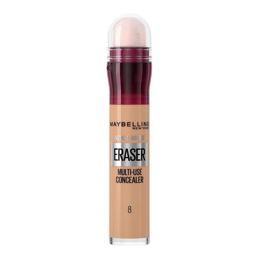 Maybelline Concealer Instant Anti Age Eraser Eye Full Coverage 08 Buff | Concealer For Dark Circles, Blemishes and Fine Lines, Full Coverage, Dermatologist Tested, Sensitive Skin