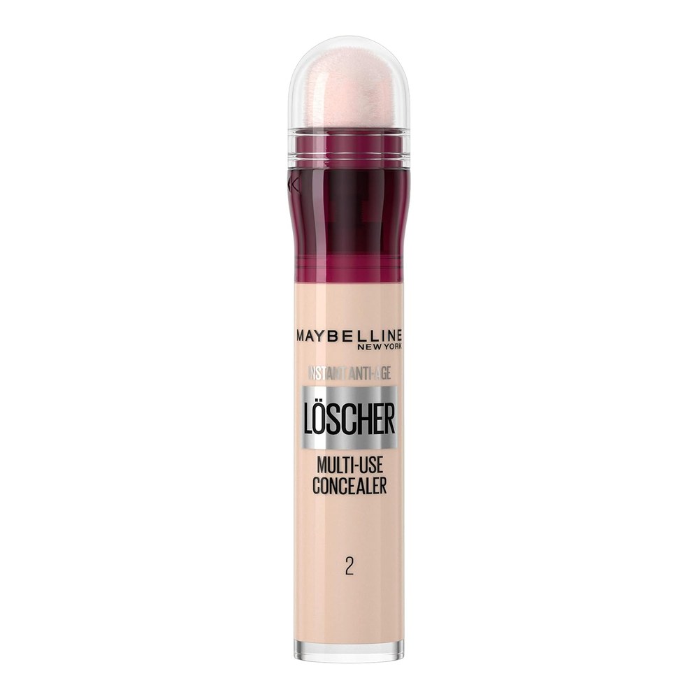 Maybelline New York Concealer, Instant Anti-Age Effect Concealer, Eraser with Micro Eraser Applicator, No. 02 Nude, 6.8 ml