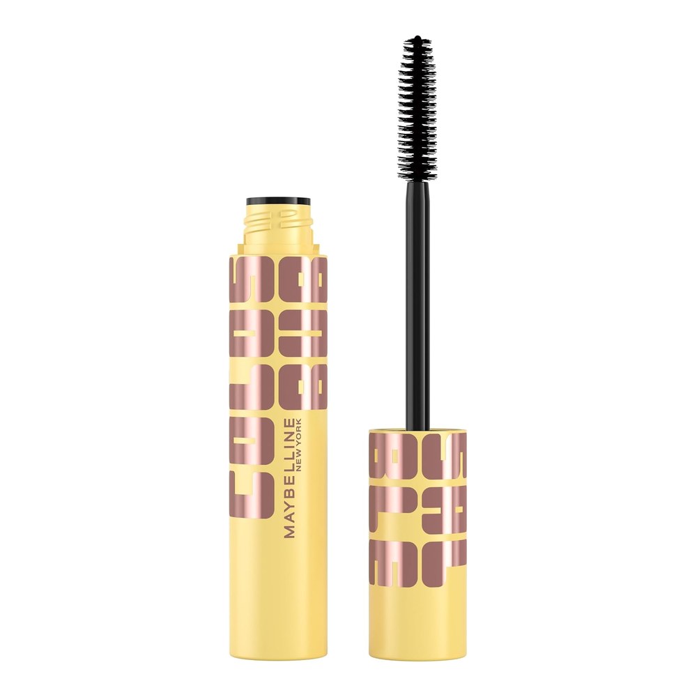 Maybelline Mascara Colossal Bubble Builable Volumizing Very Black | Buildable Lightweight Formula, Inflator Comb Brush, Long-lasting Separated Sleek Lashes, Ophthalmologist tested
