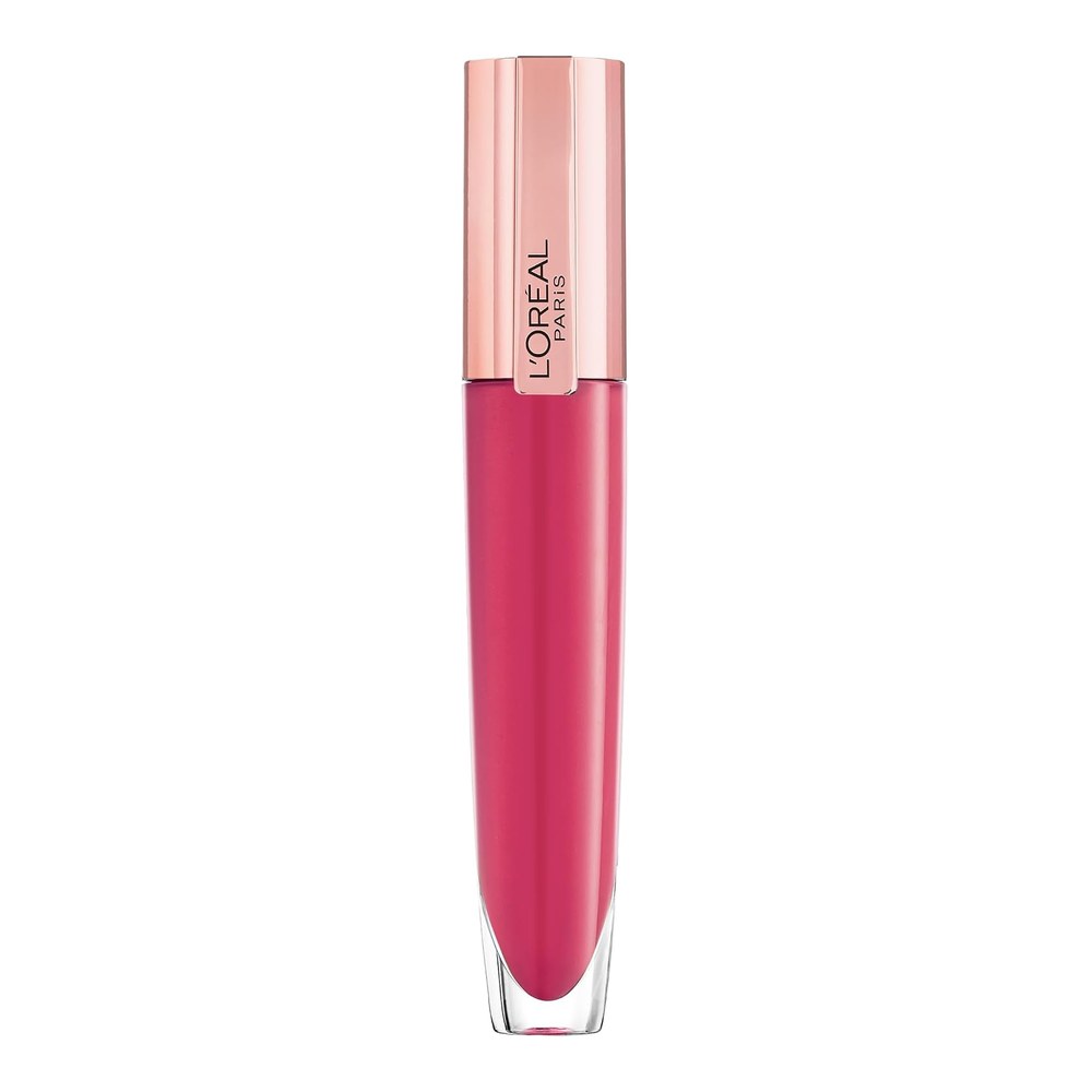 L'Oréal Paris Lip Balm in Lipstick, Glow Paradise, 408 Accentuate | With Hyaluronic Acid, With Collagen, Lightweight Non-Sticky, Intense Hydration, Nourishing