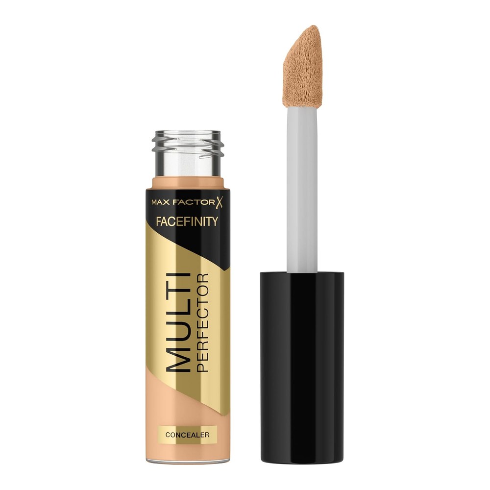 Max Factor Facefinity Multi-Perfector Concealer, All In One, Conceal Imperfections, Instant Brightening, Natural Finish, Lightweight, Vegan, Customisable Coverage - 2N, 11ml