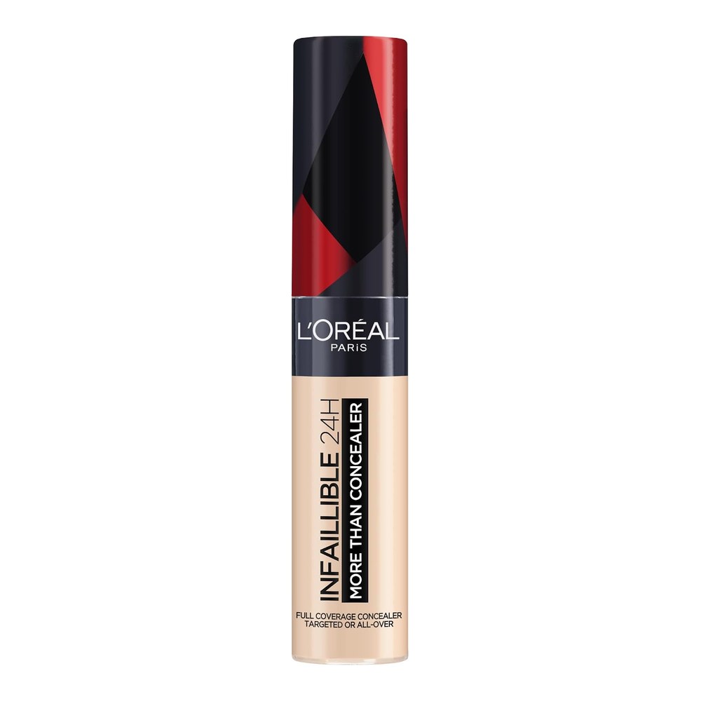 L'Oréal Paris Infallible More Than Matte FInish Concealer, 320 Porcelain | Lightweight Feel, Full-Coverage, Corrects Contours, Highlights, Longwear Matte Finish, Face Concealer