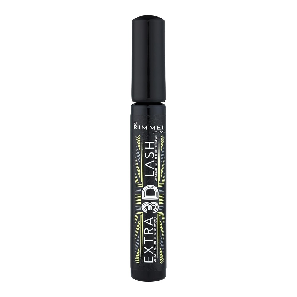 Rimmel Extra 3D Lash Volumising Mascara, 8 ml (Pack of 1), Black