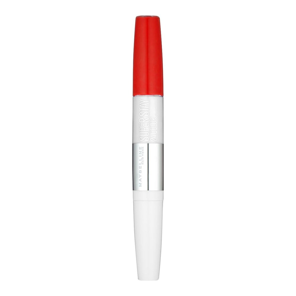 Maybelline Lipstick SuperStay 24H Liquid Duo Colour Balm 510 Red Passion | Dual-Ended Liquid Long-Lasting Colour & Moisturising Lip Balm, Non-Drying, Transfer-Proof, Up to 24Hour Wear