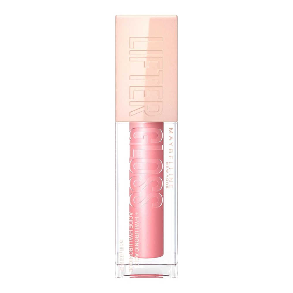 Maybelline New York Lifter Gloss, Plumping & Hydrating Lip Gloss with Hyaluronic Acid, 5.4 ml, Shade: 004, Silk