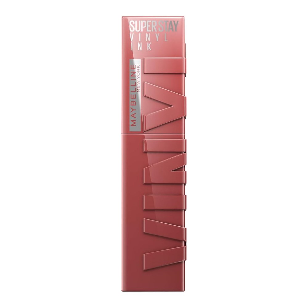 Maybelline Liquid Lip Colour Super Stay Vinyl Ink Long-Lasting 115 Peppy | 16HR Long-Lasting, Ultra-Pigmented, Smudge and Transfer-Proof, High Shine Finish, Vegan Formula, Comfortable Wear
