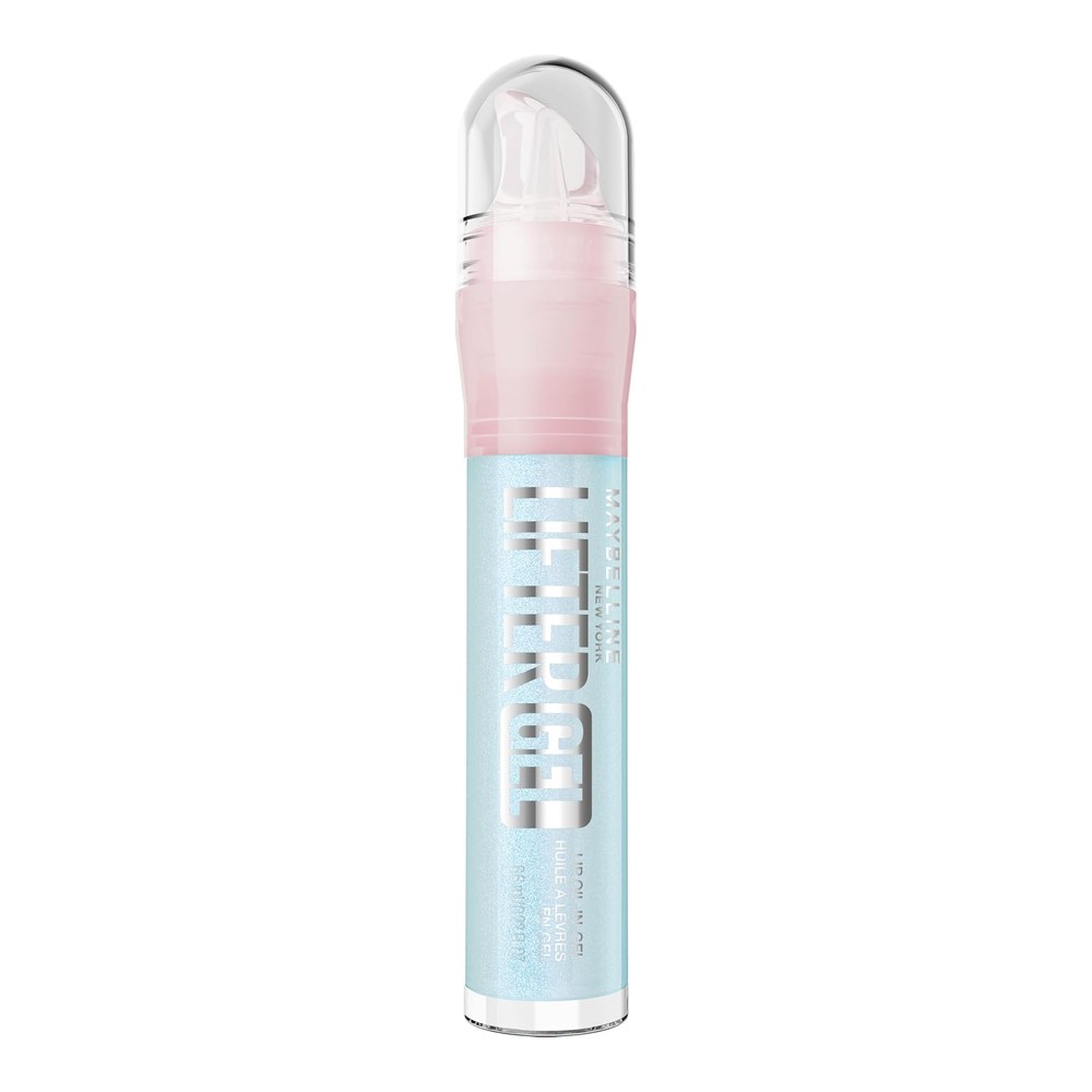Maybelline Lip Gloss Lifter Gel Click Pen, 24H Hydration, 002 Blue Boba