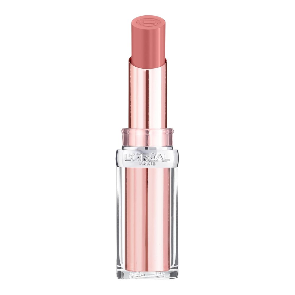 L'Oréal Paris Lip Balm in Lipstick, Glow Paradise, shade 112 Pastel | Keeps Lips Hydrated, Smooth Natural-Looking Shiny Finish, Cushiony Texture, Cares Like A Balm, Lip and Cheek Tint