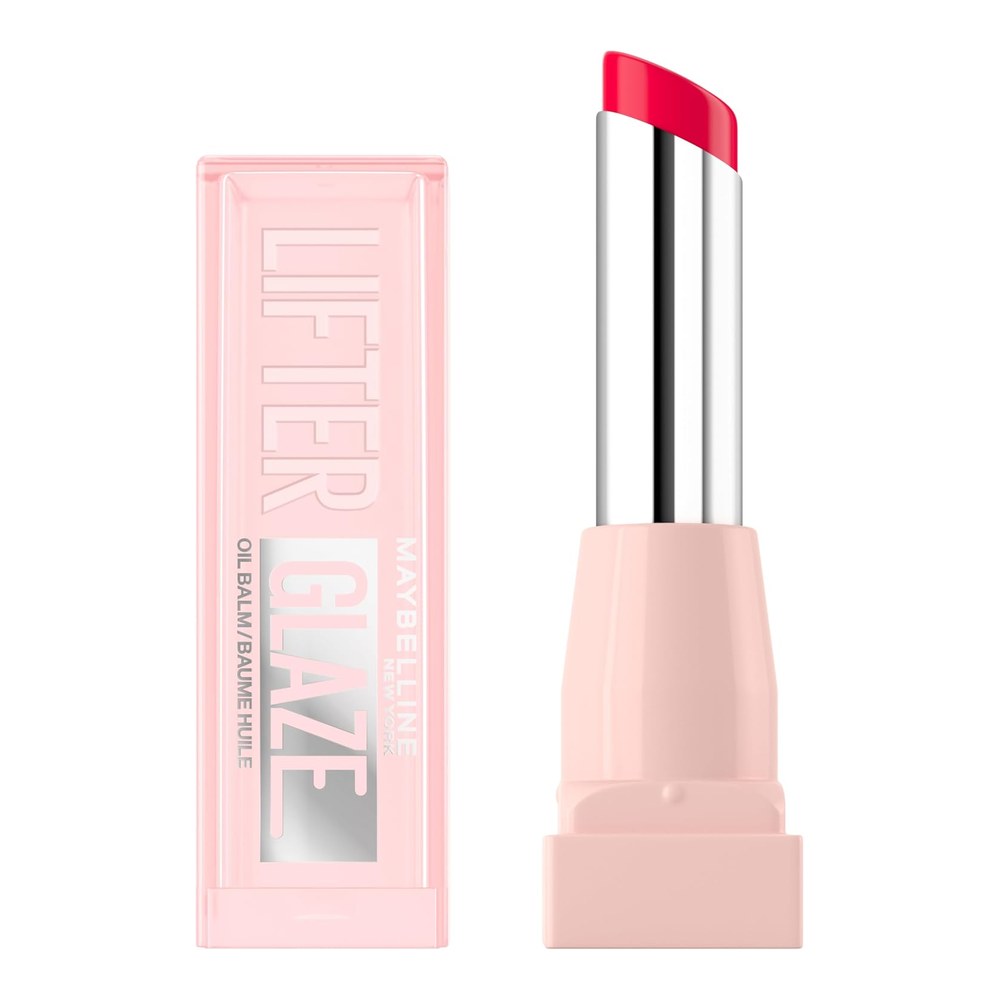 Maybelline Lip Oil Lifter Glaze, Hydrating Lip Balm Shade: Cherry Swirl | With Hyaluronic Acid, Acerola Cherry Extract, Up To 24HR Hydration, Plumping Fuller Lips, Shine