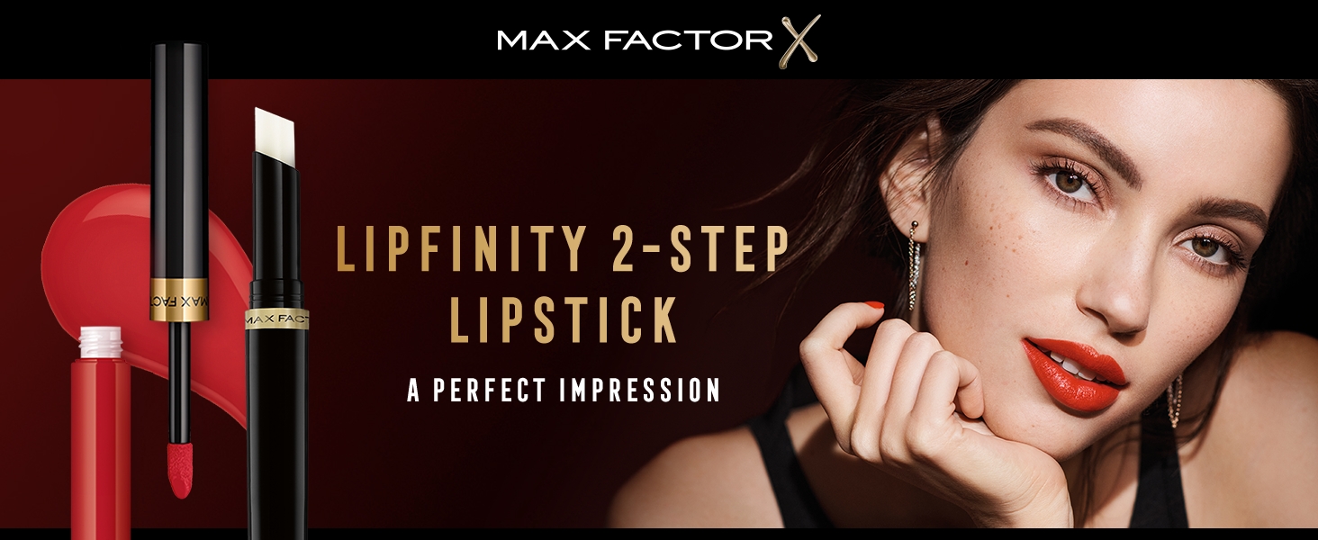 Max Factor Lipfinity 2-Step Lipstick — a perfect impression